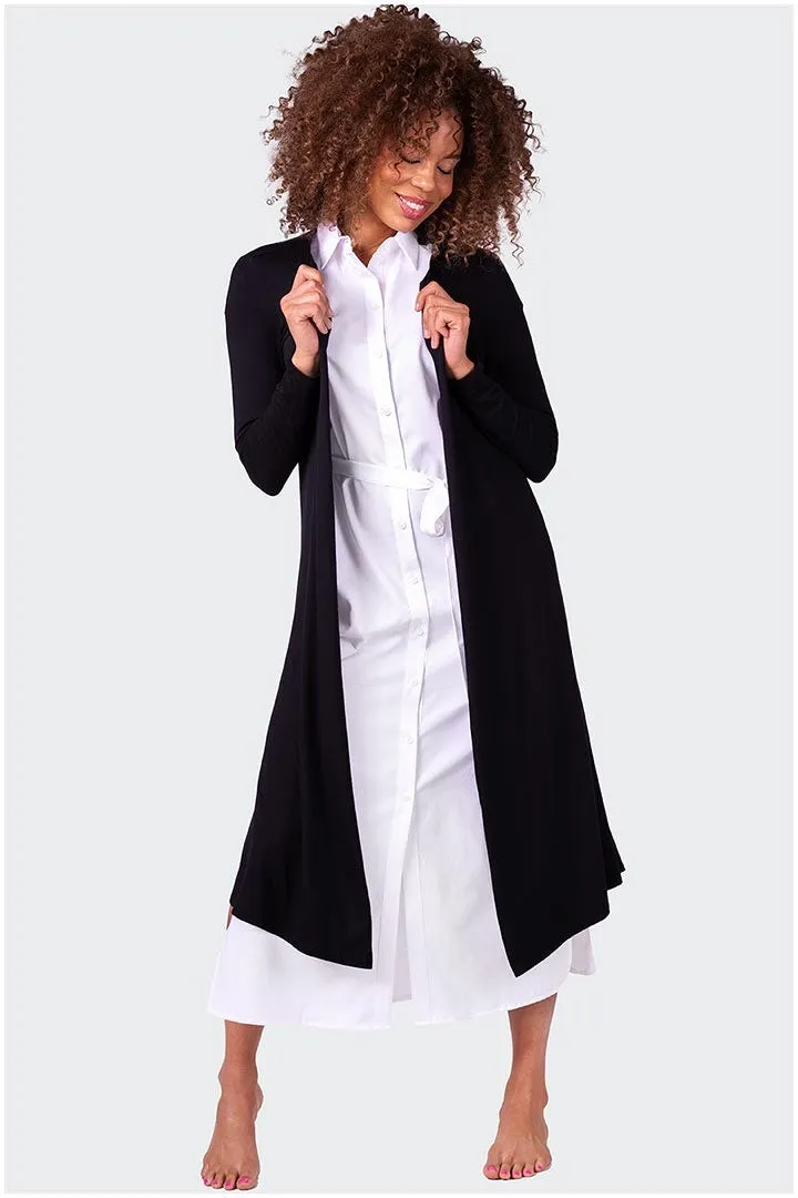 Women's Naples Long Sleeve Tunic  |  Black