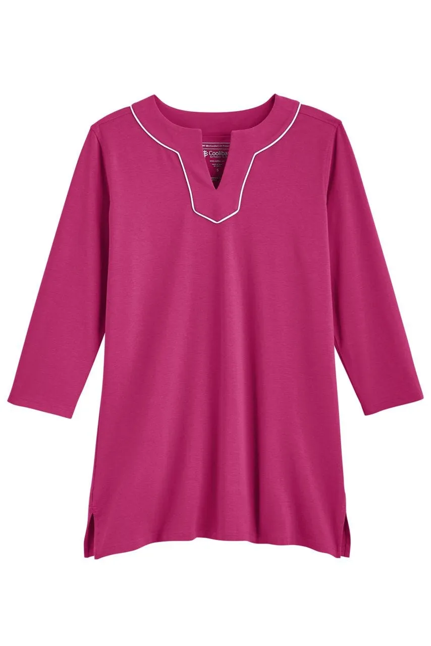 Women's Oceanview Tunic Top  |  Warm Angelica