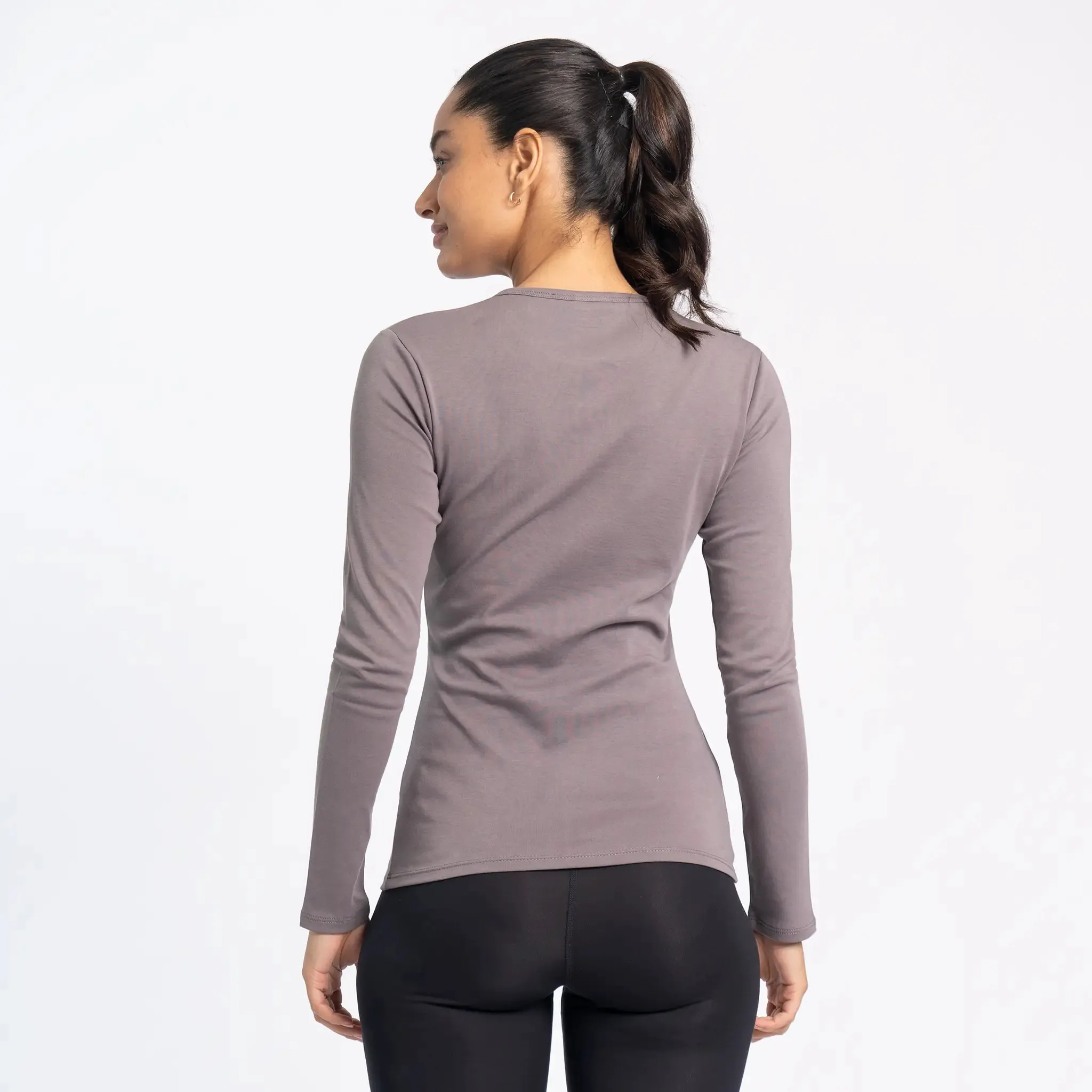 Women's Organic Pima Cotton Long Sleeve Shirt