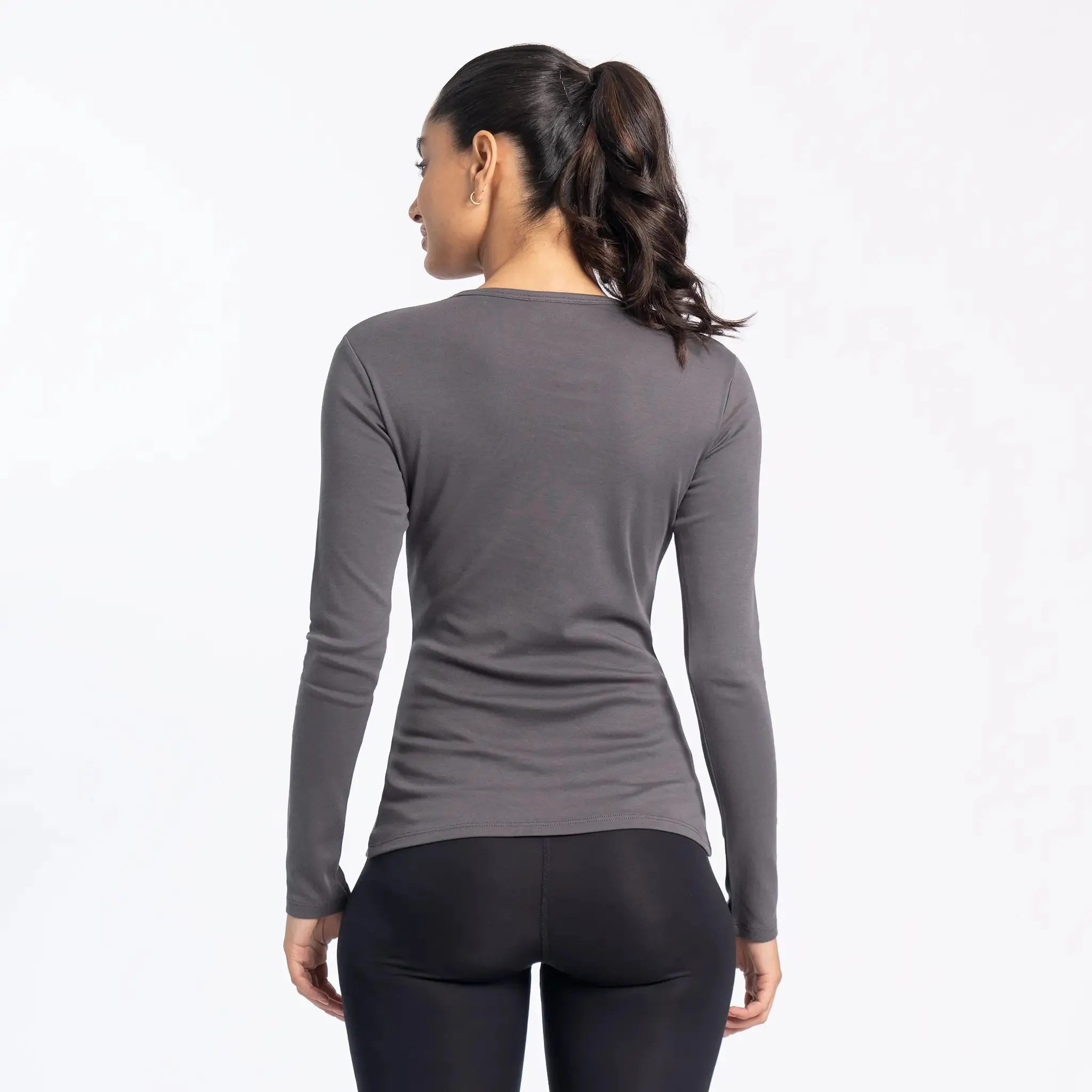 Women's Organic Pima Cotton Long Sleeve Shirt