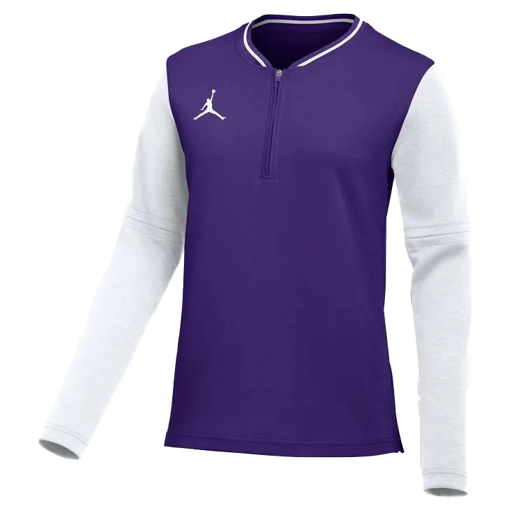 Womnes Jordan Df Half Zip Coaches Top