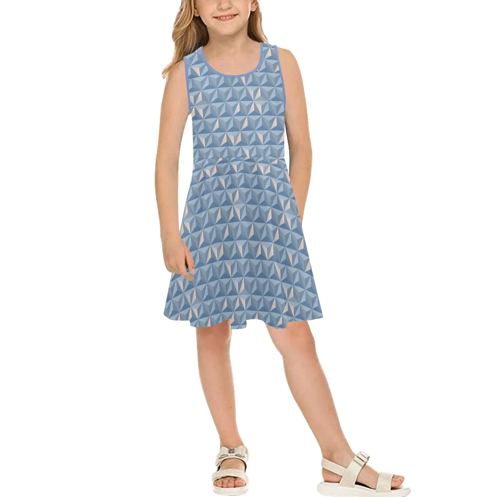 World Traveler Girls' Sleeveless Sundress