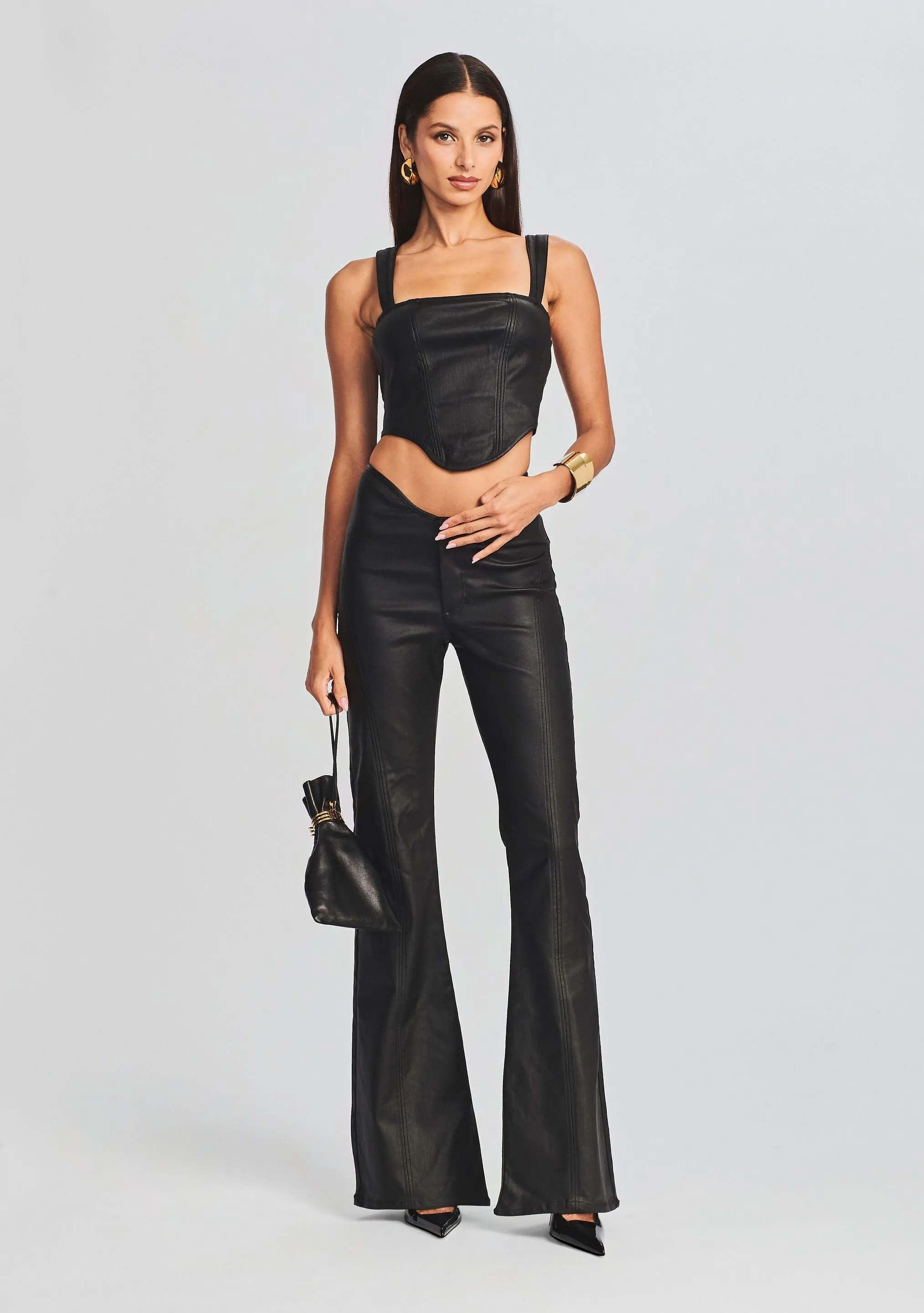 Wynona Coated Denim Pant