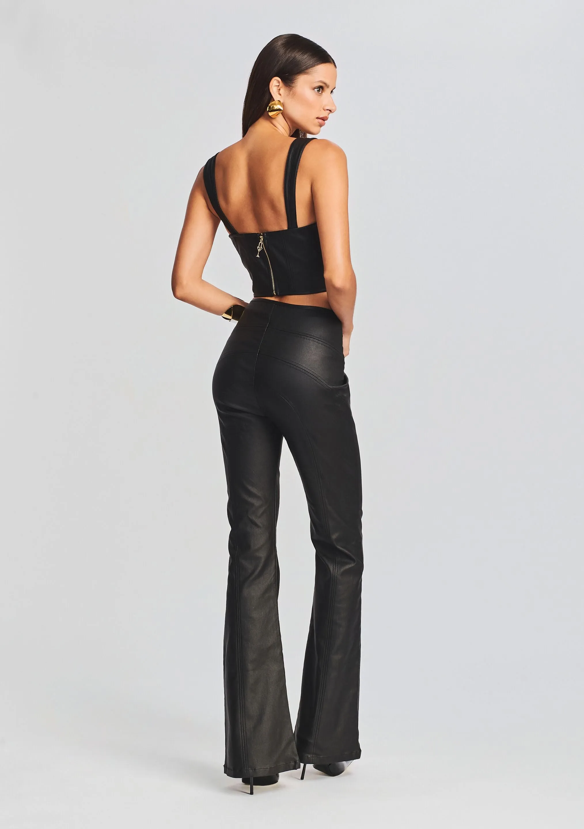 Wynona Coated Denim Pant