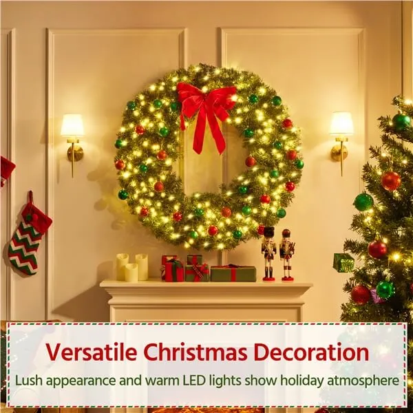 Yaheetech 48in Artificial Christmas Wreath