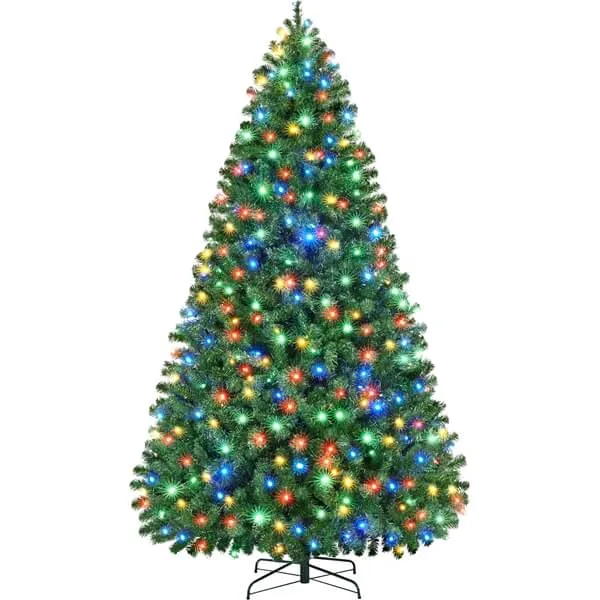 Yaheetech Pre-lit Artificial Christmas Tree