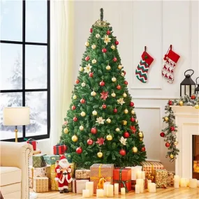 Yaheetech Pre-lit Artificial Christmas Tree