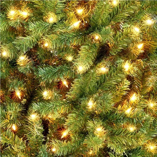 Yaheetech Pre-lit Spruce Artificial Hinged Christmas Pine Tree