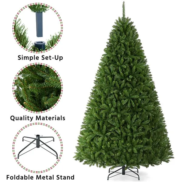 Yaheetech Premium Unlit Douglas Full Fir Christmas Tree