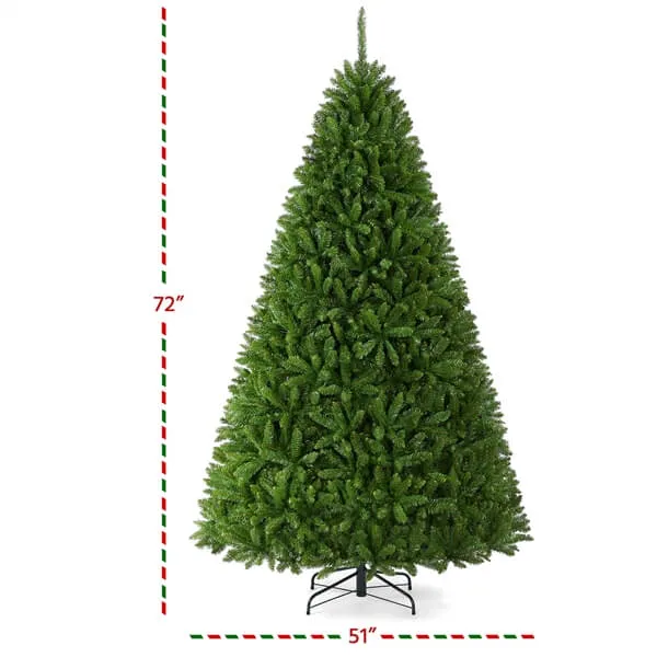 Yaheetech Premium Unlit Douglas Full Fir Christmas Tree